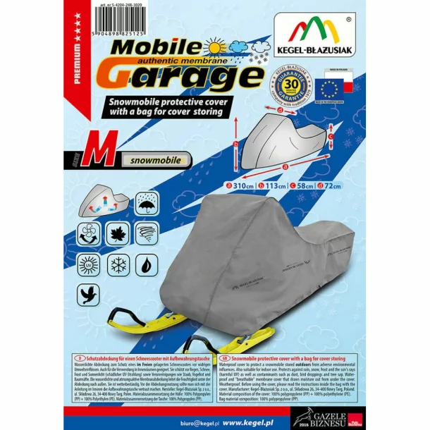 Mobile Garage snowmobile cover - M - 310x72x113cm