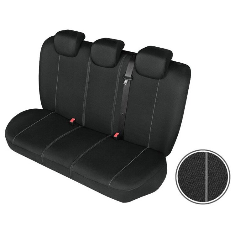 Solid, Lux Super rear back seat covers - Size L and XL thumb