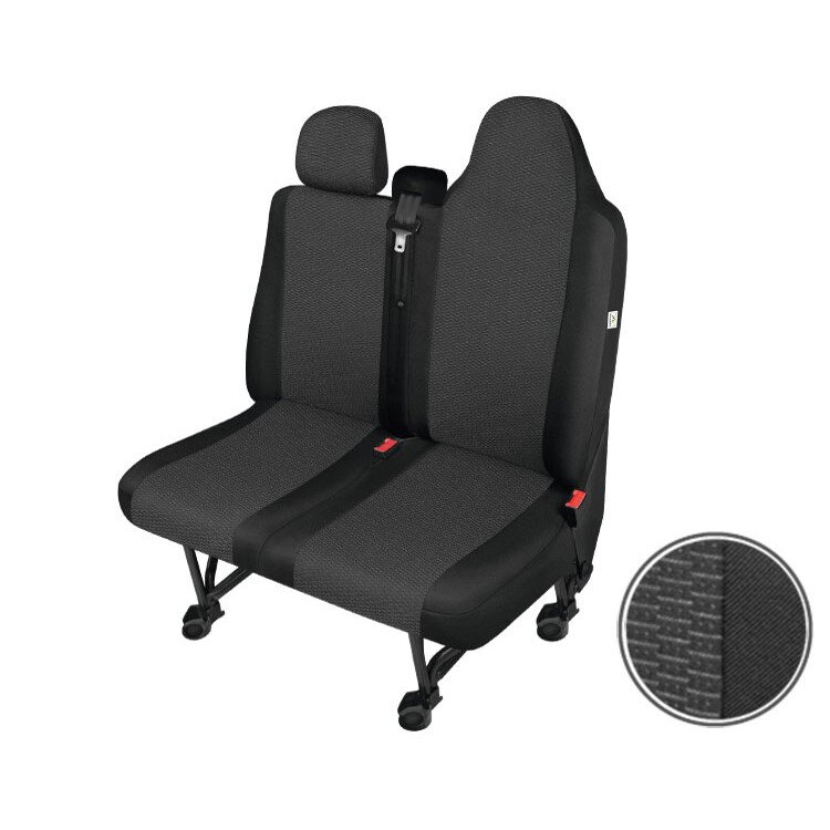 Car seat covers Delivery Van Ares, DV2 Renault Master III >2010, Opel Movano II >2010, Nissan NV 400 <2015, 2Seats thumb