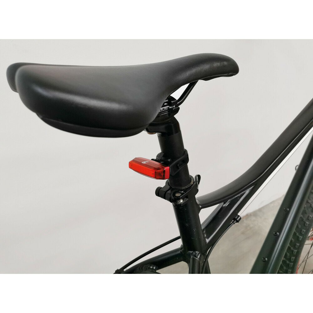 LED kerékpár lámpa készlet, első és hátsó, újratölthető, USB tápellátással thumb