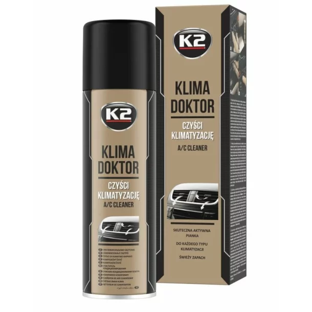 Spray pentru curatat sistemul de climatizare cu conducta, K2 Klima Doktor, 500ml