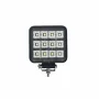 Kamar 12LED work lamp metal square, with switch, 12/24V