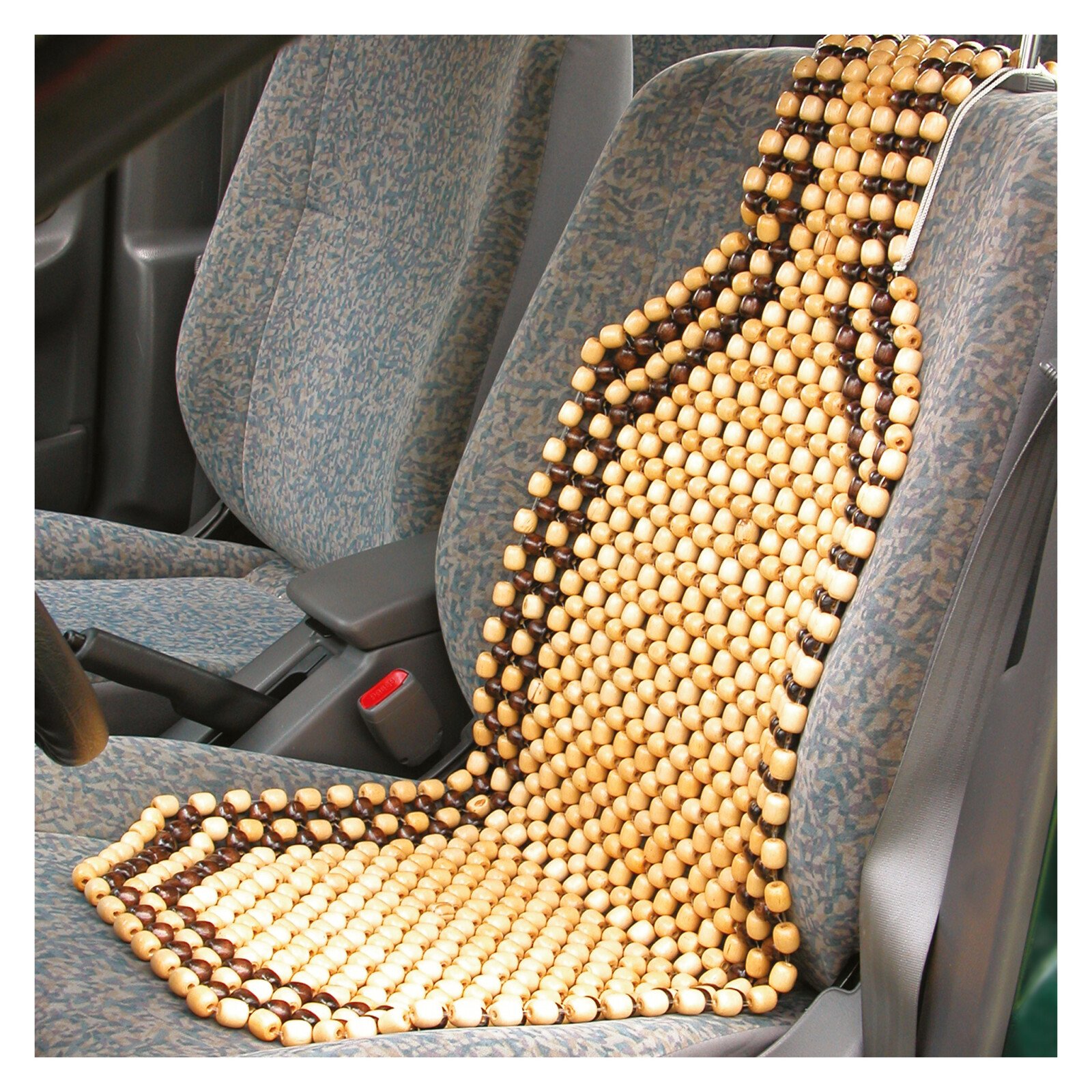 Seat cushion wooden bead Classic 1 pcs thumb