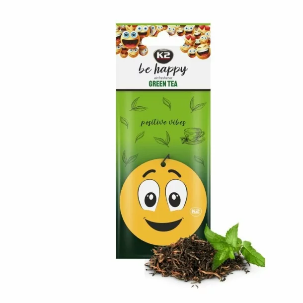 Be Happy car air freshener - Green Tea