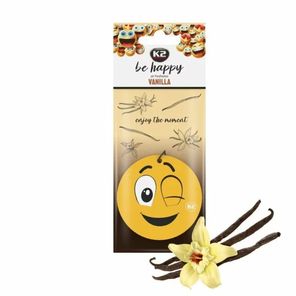 Be Happy car air freshener - Vanilla