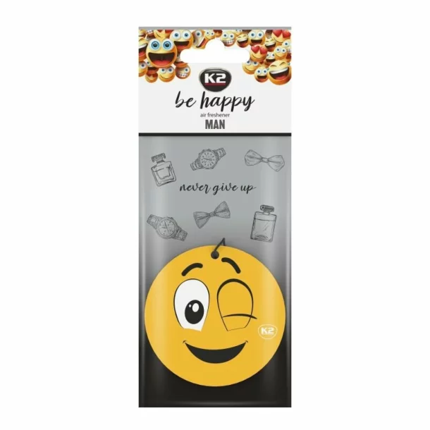 Be Happy car air freshener - Man