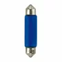 12V Blue Dyed Glass, festoon lamp - 11x44 mm - 10W - SV8,5-8 - 2 pcs - D/Blister