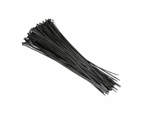 Kábelkötegelők 100db 0,48x30cm - Fekete