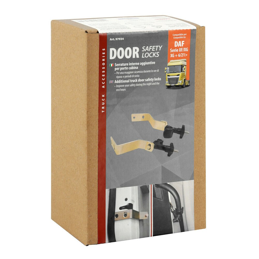 Additional truck door locks - compatible for Daf XF (06/21>) - Daf XG (06/21>) - Daf XG+ (06/21>) - Daf XD (11/22>) thumb
