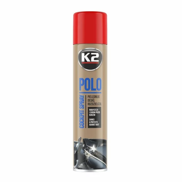 K2 Polo szilikon műszerfal spray 300ml - Eper