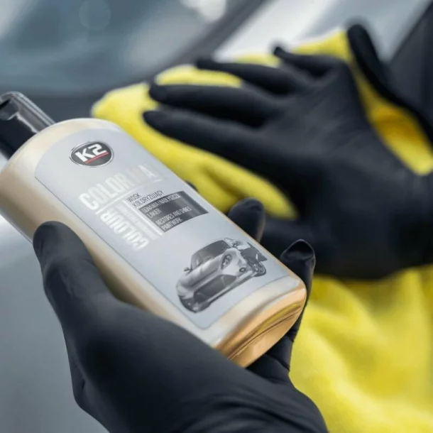 Car coloring wax Color Max K2, 250ml - Silver