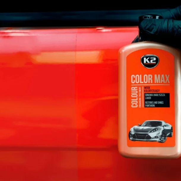 Car coloring wax Color Max K2, 250ml - Red