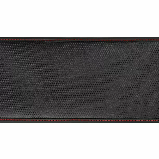 Husa volan elasticizata Skin-Cover, din Skeentex Negru/Rosu - M - Ø 38/40cm
