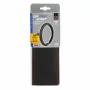 Husa volan elasticizata Skin-Cover, din Skeentex Negru/Rosu - M - Ø 38/40cm