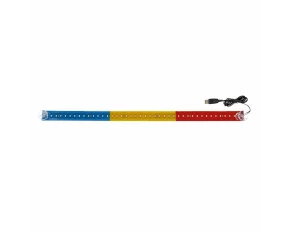 Led lighted board flag 60 cm, 42 Led, USB - Romania