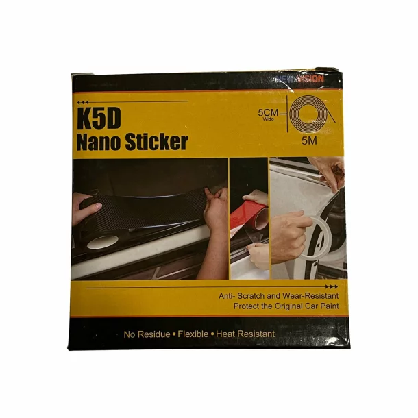 Carbon effect adhesive decorative tape, 500 x 5cm