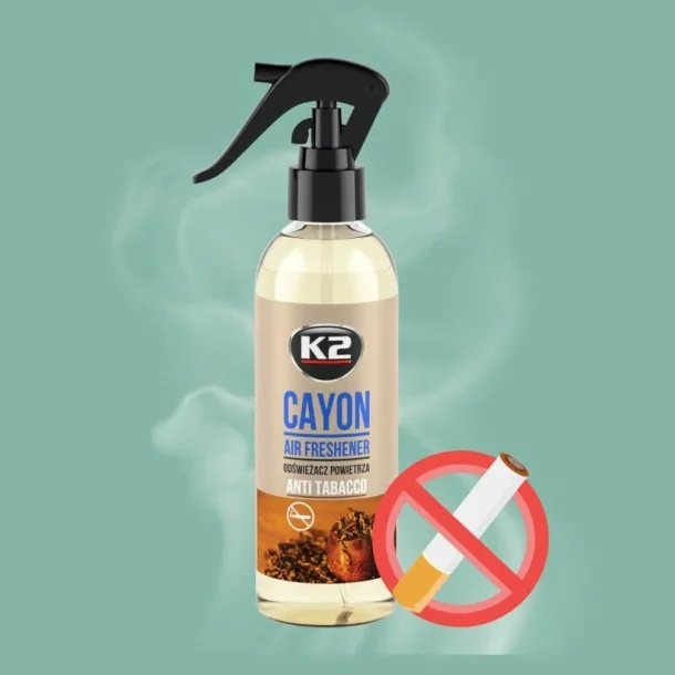 Odorizant cu atomizor Cayon K2 250ml - Anti Tabaco