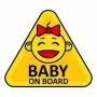 Autocolant Baby on Board, 13,3x15cm, Type-3