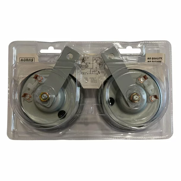 Classic disk horns set of 2pcs, 12V