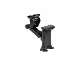 Mobiltelefon tartó tapadókoronggal, nyítás 100-200mm, 6 pontos állítással, Fekete