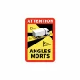 Autocolant ANGLES MORTS 25x17cm, TIR, laminat, anti-UV