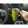 Cana termos cu incalzire Carmotion, 450ml, alimentare la bricheta auto 12V, Verde