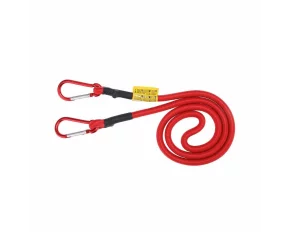 Cordon cauciucat cu carabiniere, Ø10mm - 120cm
