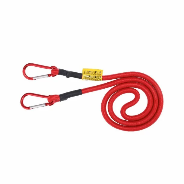 Elastic cord with carabiners, Ø10mm - 120cm