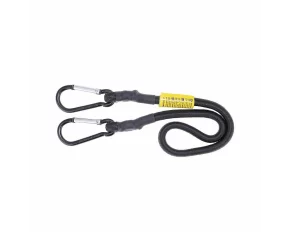 Cordon cauciucat cu carabiniere, Ø10mm - 60cm