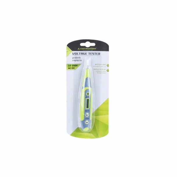 Tester de tensiune DC/AC cu LCD, 12-250V
