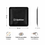 Localizator de obiecte Opti Tracker Compact, Ultra-subtire, cu adeziv, functionare prin aplicatia Find My de la Apple