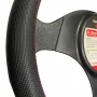 Husa volan Sport - M - Ø 37/39cm - Negru/Rosu