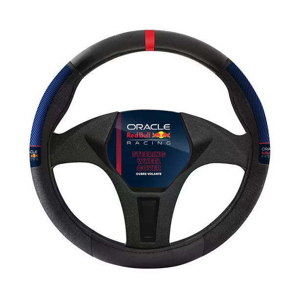 Husa volan Oracle Red Bull Racing Type 2 - M - Ø 37/39cm - Negru/Albastru/Rosu