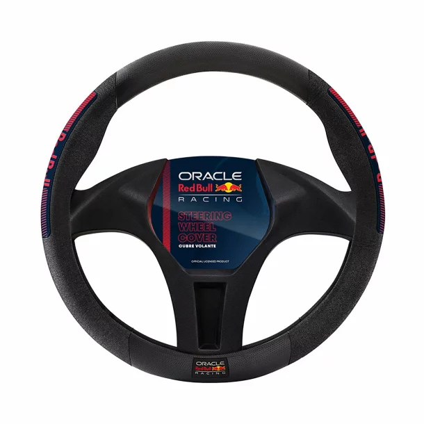 Husa volan Oracle Red Bull Racing Type 3 - M - Ø 37/39cm - Negru/Rosu