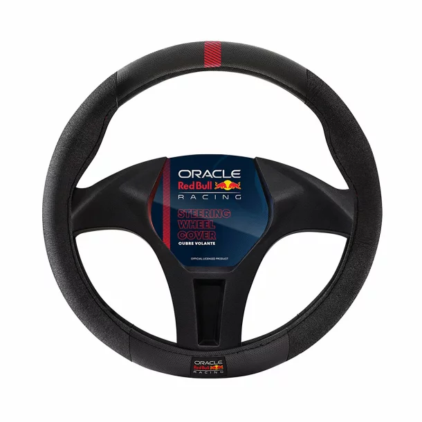 Husa volan Oracle Red Bull Racing Type 1 - M - Ø 37/39cm - Negru/Rosu