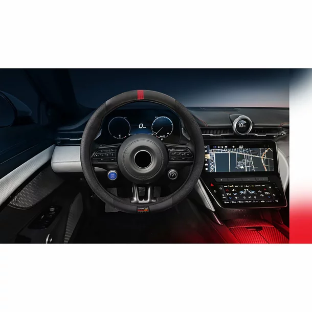 Husa volan Oracle Red Bull Racing Type 1 - M - Ø 37/39cm - Negru/Rosu
