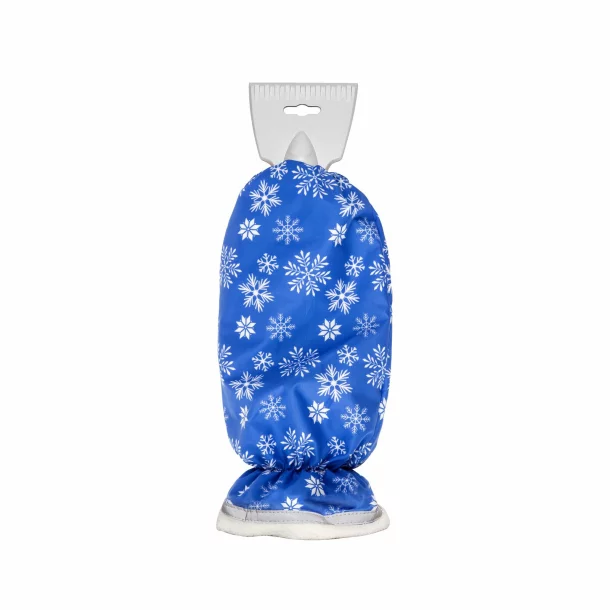 Ice scraper with glove, Alpin S2-GL - White/Blue