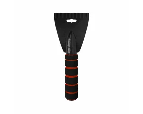 Razuitor gheata parbriz cu maner buretat S4 - 24cm - Negru/Rosu