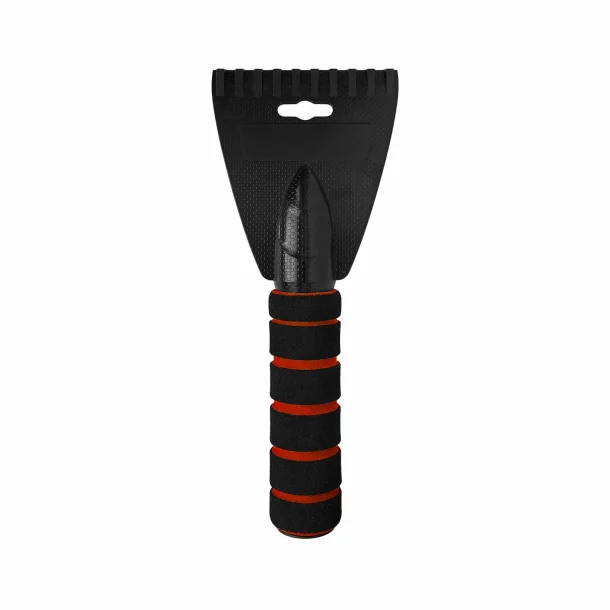 Razuitor gheata parbriz cu maner buretat S4 - 24cm - Negru/Rosu