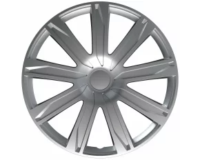 Set capace roti auto Cridem Raze 4buc - Argintiu - 15&#039;&#039;