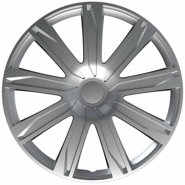 Set capace roti auto Cridem Raze 4buc - Argintiu - 15&#039;&#039;
