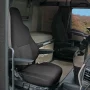 Husa scaun camion dedicata pentru scaun pasager MAN TGX II (dupa 2020&gt;), 1buc, Negru/Gri