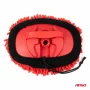 Chenille car wash brush, made of microfiber with telescopic handle and water connection, 67-100cm