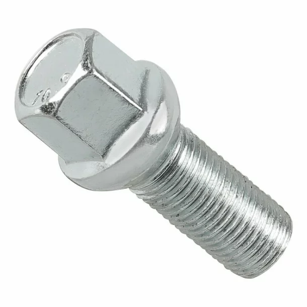 Gömbölyű kerékcsavarok, R12, 17mm-es fej, M14x1,5 menet, 27mm menethossz, 10 db - TS0