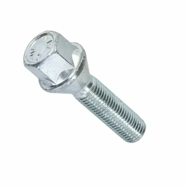 Short conical bolts, 60°, head 17mm, thread M12x1.5, thread length 32mm, 10 pcs - CC1