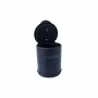 Scrumiera iluminata cu LED, neagra, Carmotion