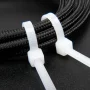 Coliere plastic 100buc 0,25x20cm - Alb