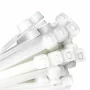 Coliere plastic 100buc 0,25x20cm - Alb