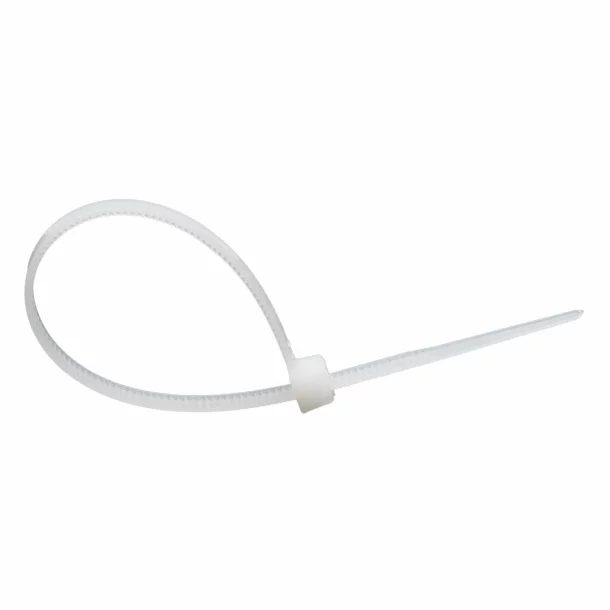 Coliere plastic 100buc 0,25x20cm - Alb