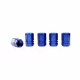 Ornamente capacele valve Hexagonal din aluminiu, 5buc - Albastru